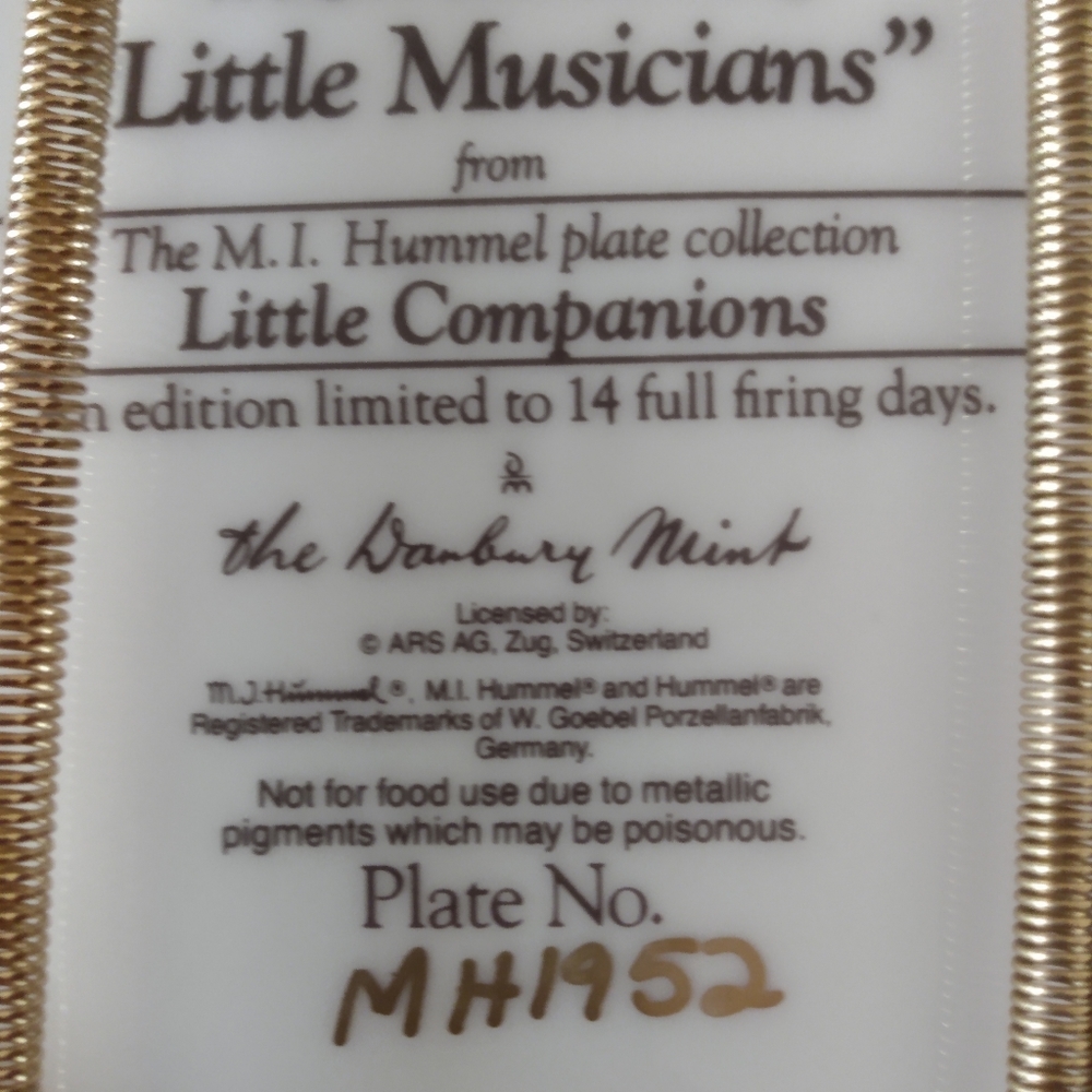 Hummel Plate
